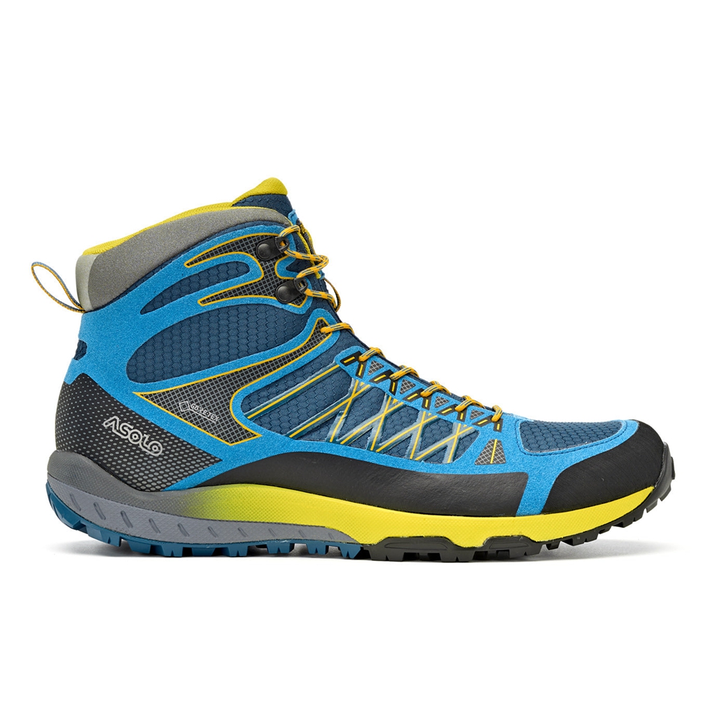 Asolo GRID MID GV Men\'s Hiking Boots Blue | A27664